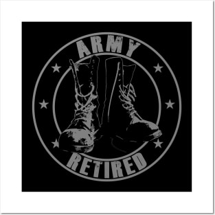 Army Retirement Uniform Retired Military Veteran Posters and Art